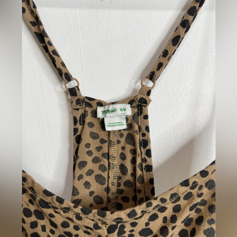 Aerie Leopard Print Romper - Picture 2 of 3